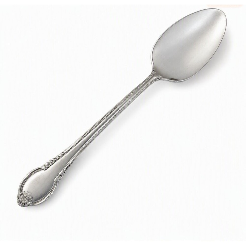 Vintage 1847 Rogers Bros IS Remembrance Silverplated Floral Teaspoon Flatware